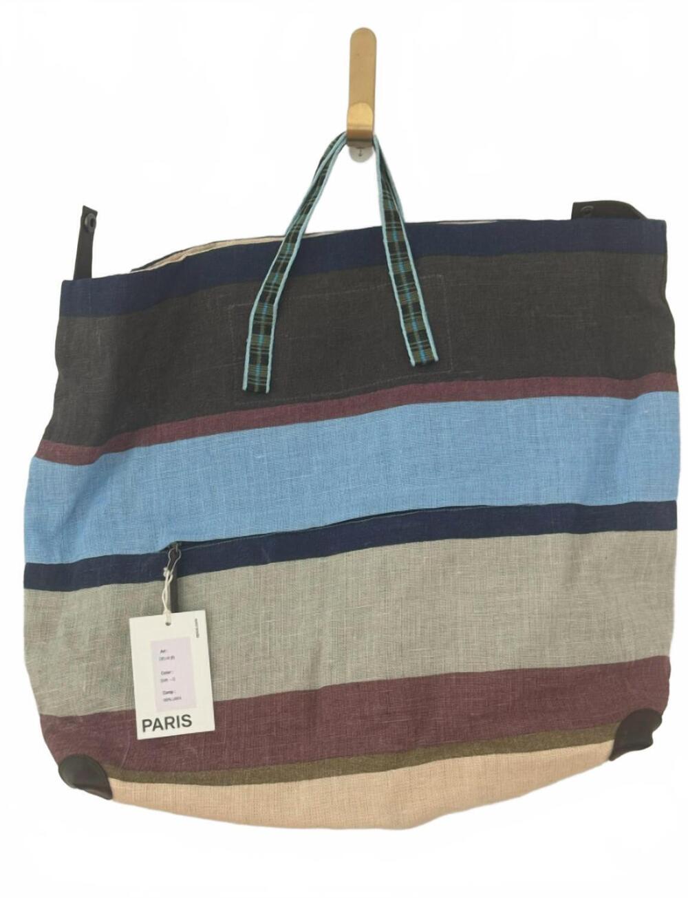 NEW EPICE dehli large tote bag in 2245-g/blue stripe